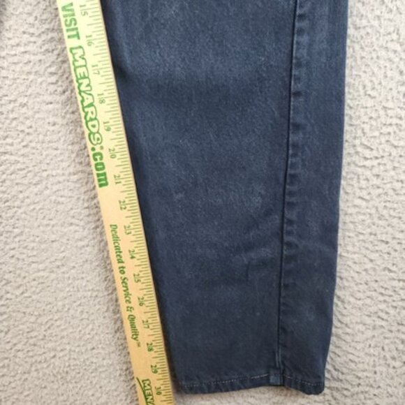 Vtg 90s Levi's 550 Relaxed Fit Tapered Leg Dark Wash Denim Jeans Mens Size 33x32 - Picture 4 of 11